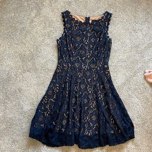 Lace dress. City studio